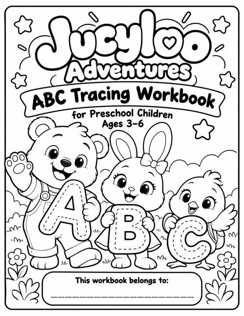 ABC Tracing Workbook for Kids | 37 Printable Preschool Activity Pages (Ages 3–6)